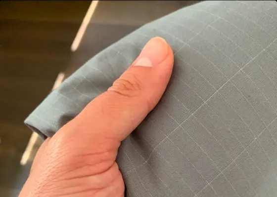 Close view of the fine conductive grid woven into Velin Grounding Bed Sheets